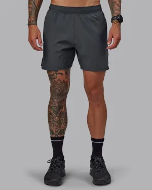 Challenger 6" Performance Short - Dark Storm AbrasionResistant Smooth Fabric