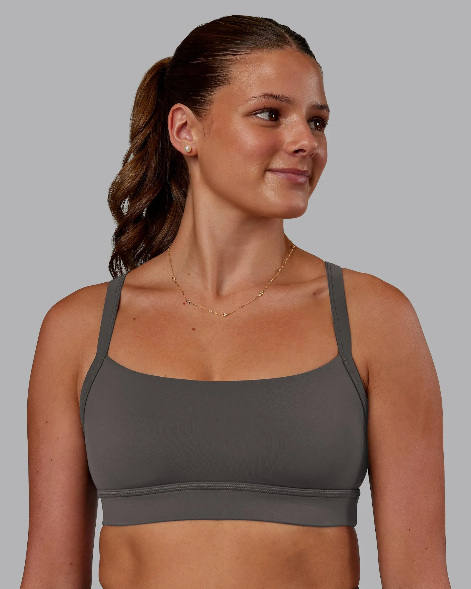 Fitness Momentum Sports Bra - Dark Storm