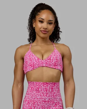 Aura Sports Bra - Patina-Ultra Pink Value for Money adults