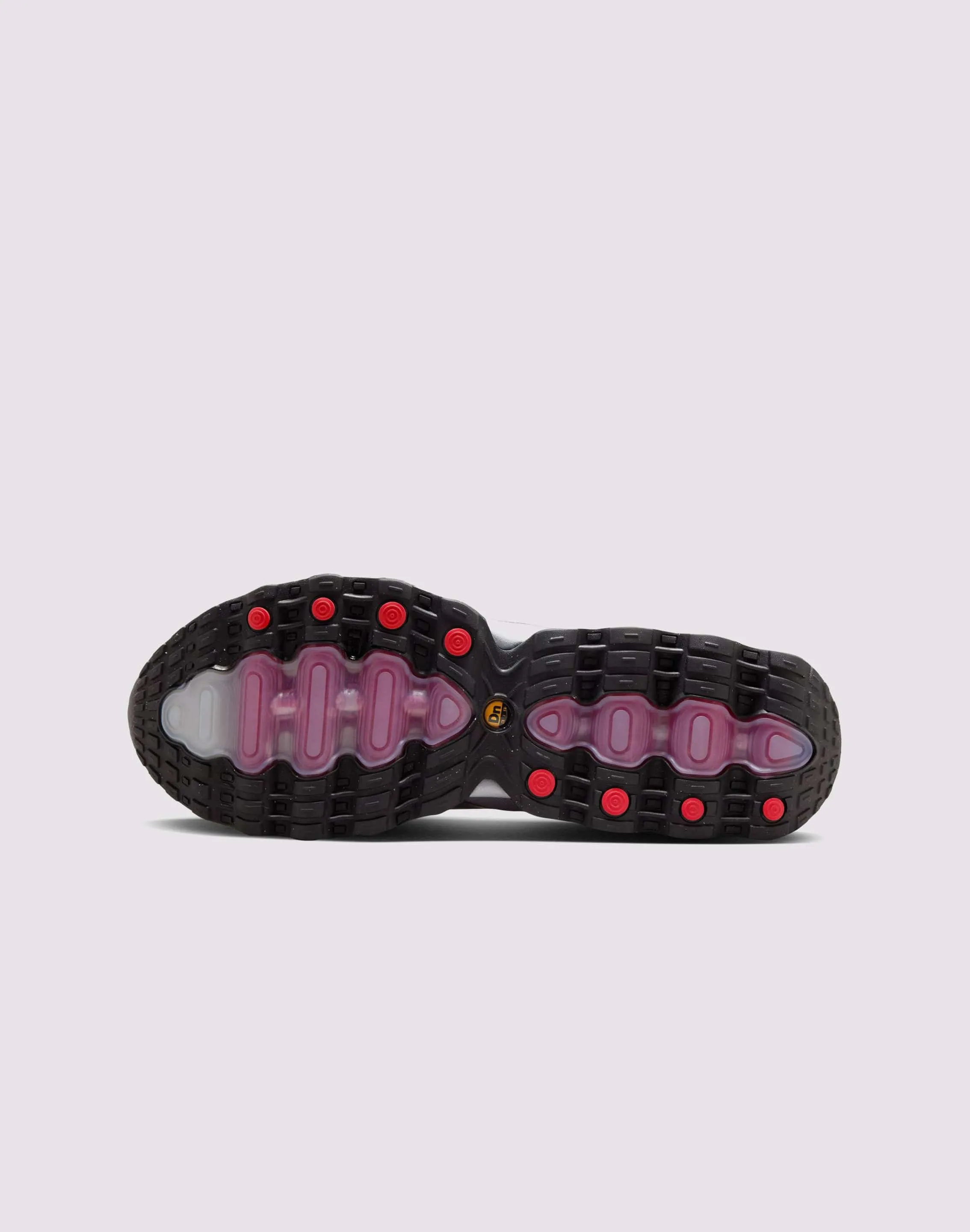 Nike Air Max Dn8 "Grey Crimson" energy - returning sole shoe feature Pressure Dispersion Plate