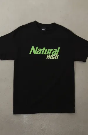 Breezy Design Biodegradable Options Natural High (Men's Black/Green Tee)