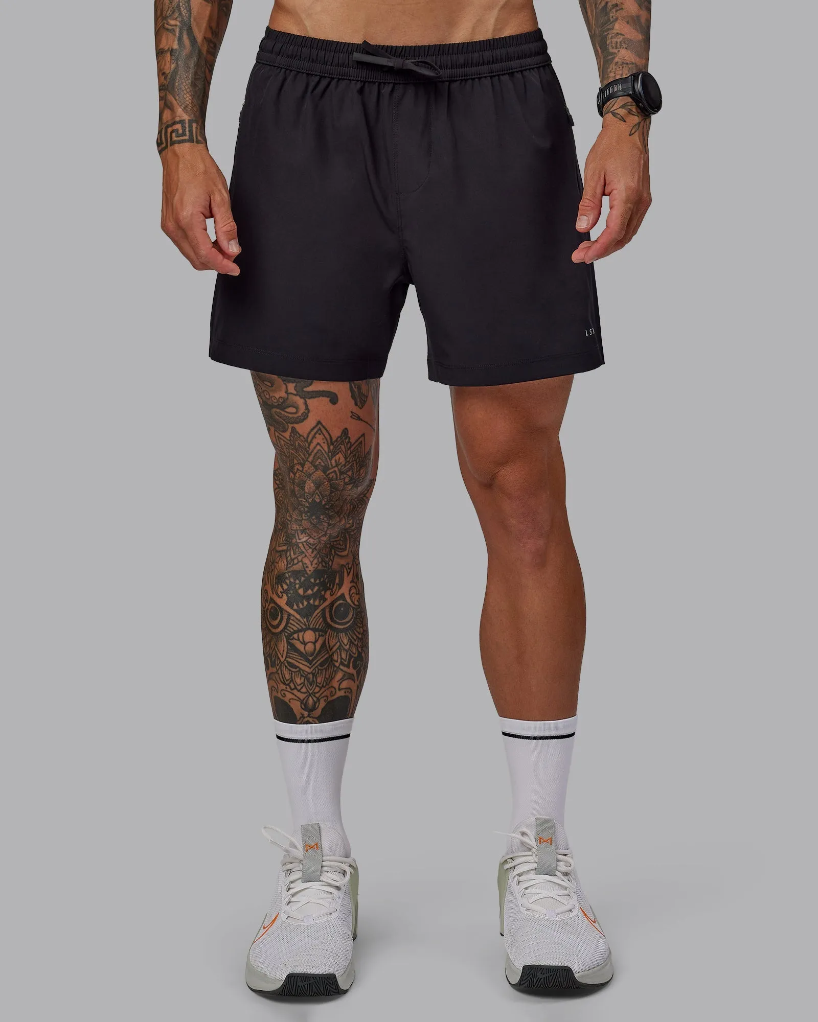 Static Free Finish Wedding Gift Rep 5" Performance Short - Black