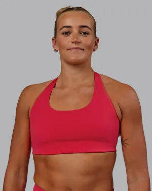 Challenger Sports Bra - Scarlet Tight fit seams
