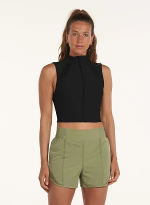 Refine Resistance Zip Bra Hemmed edges seams Plus size seams