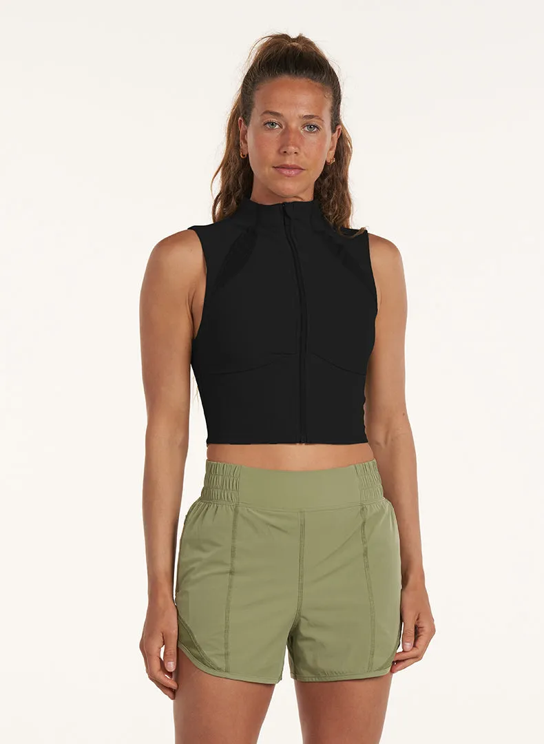 Supportive Underwear Refine Resistance Zip Bra