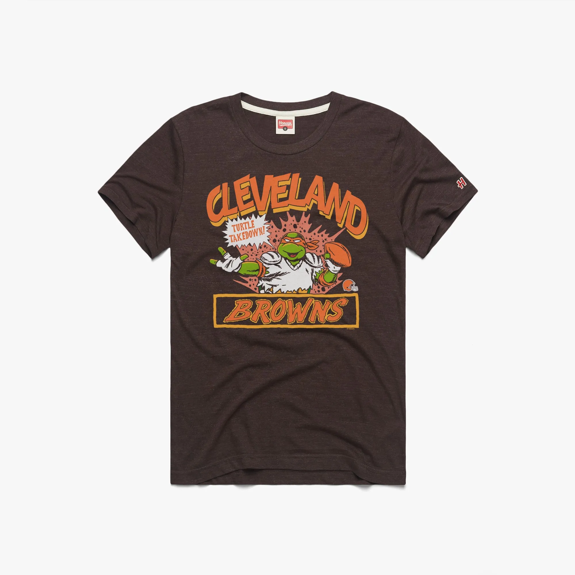 Sleek Comfort Fit TMNT Michelangelo x Cleveland Browns
