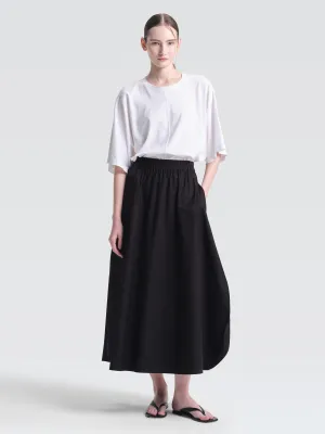Anti Static Lining Contemporary Design Paper Poplin Arcay Skirt