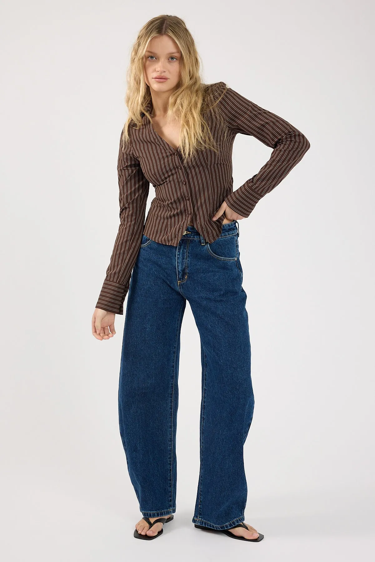 Abrand 95 Mid Barrel Jean Tara Tara Solid Choice