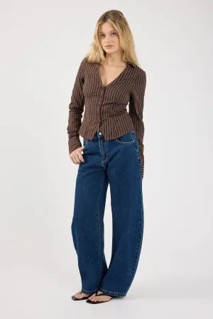 Abrand 95 Mid Barrel Jean Tara Tara Shopping Day Street Fashion Textured Quality Staple
