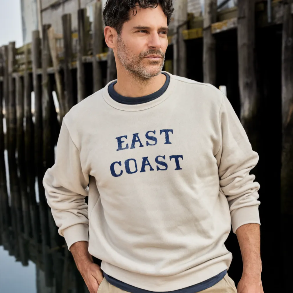 product handmade uniqueness East Coast Crewneck Sweatshirt, Shell