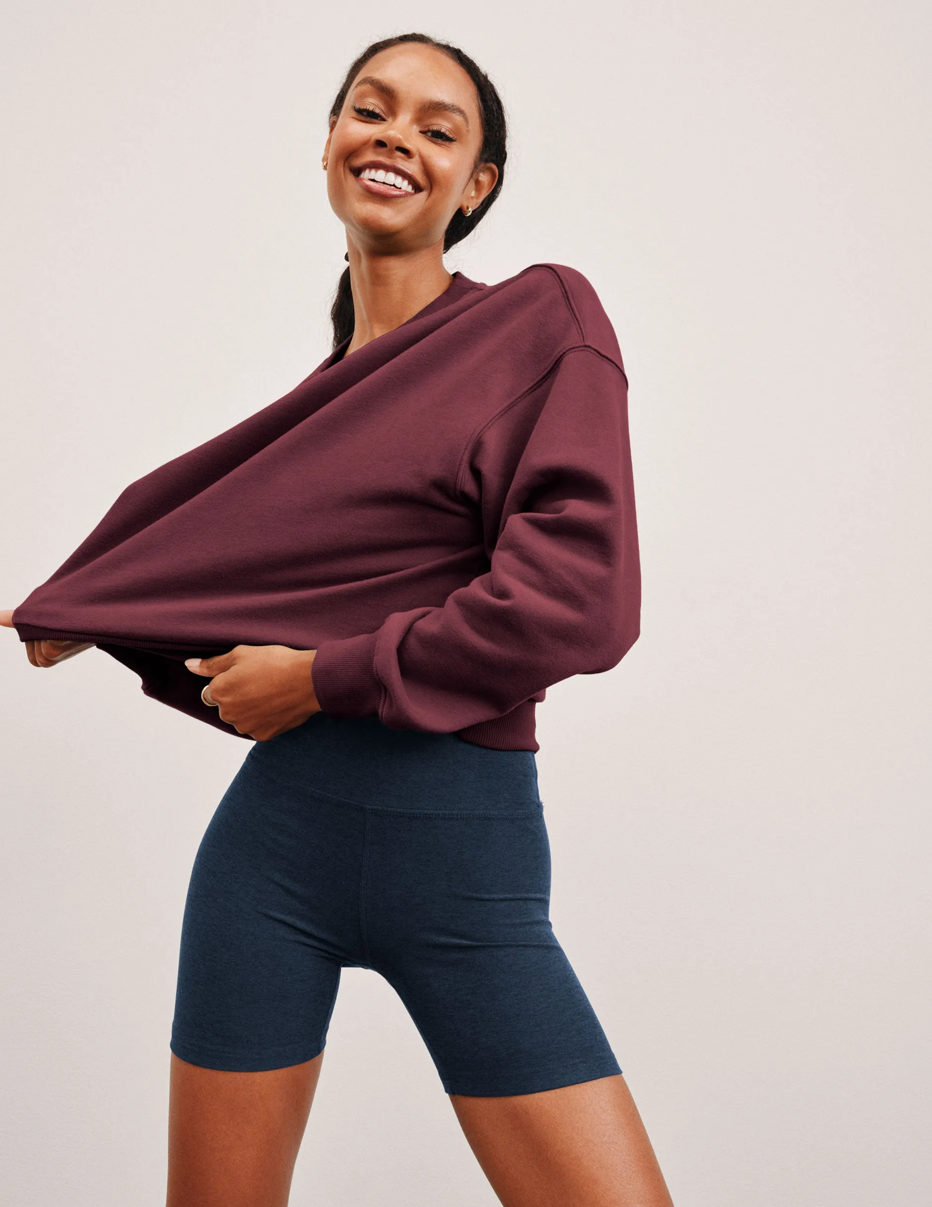 LuxeFleece Crewneck Sweatshirt Petite Cut