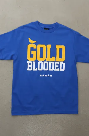 Gold Blooded (Men's Royal Tee) Luxurious Sweat Absorbent
