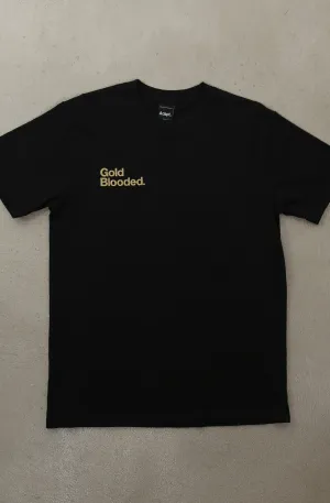 Gold Blooded Low Pro (Men's Black Tee) loose fitting Adaptable