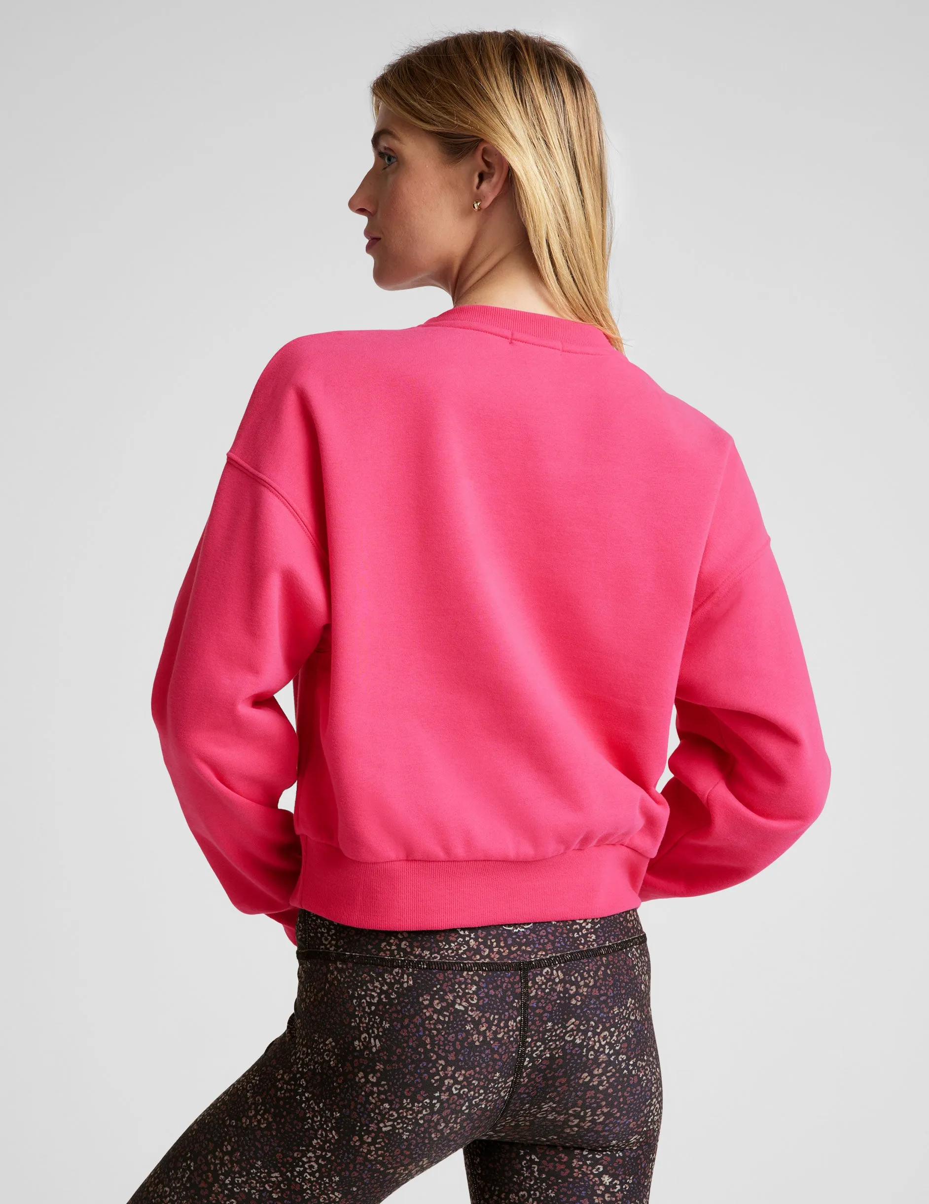 LuxeFleece Crewneck Sweatshirt Lounge Wear product sustainable future