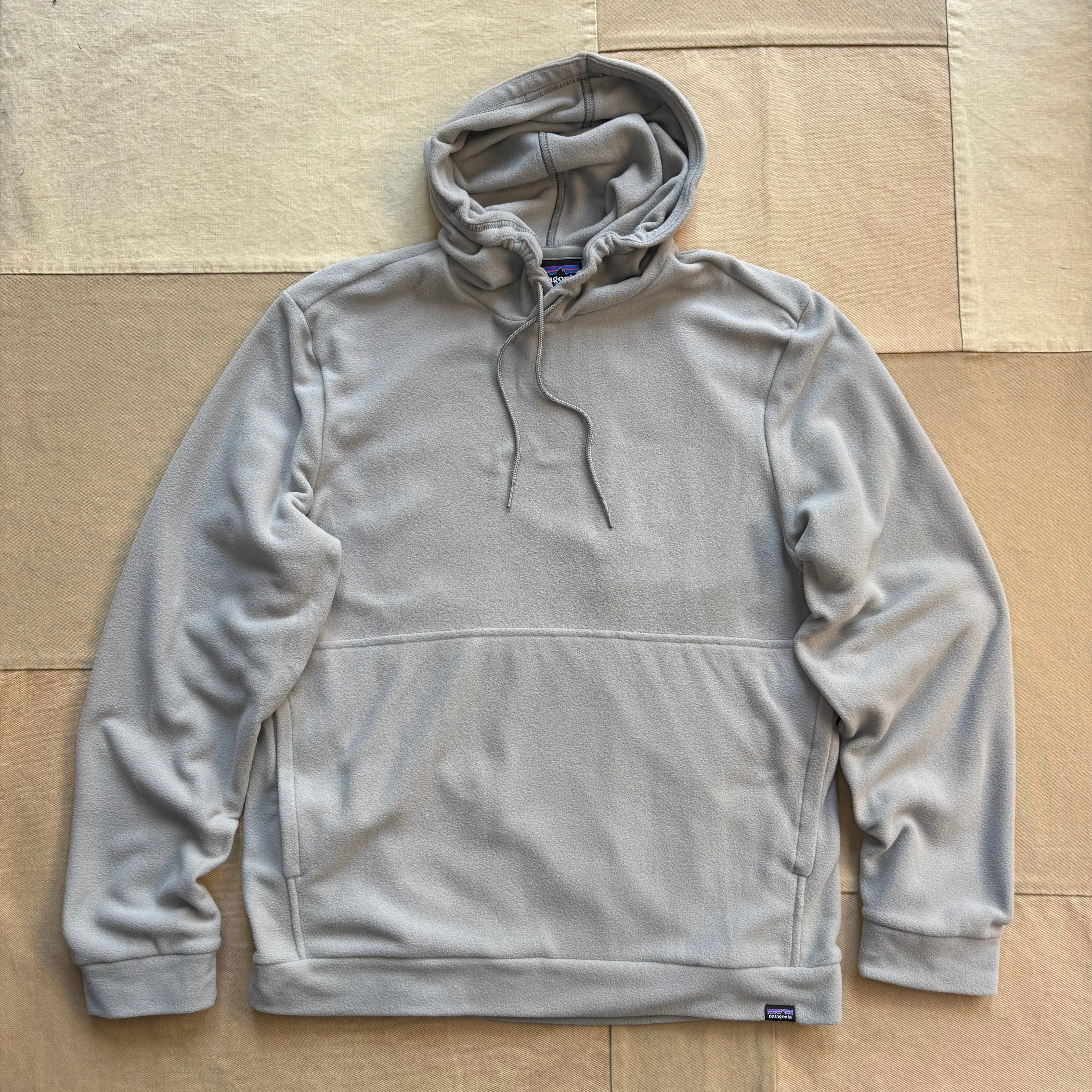 Travel Active Warm Layer Men's Micro D Hoodie, Feather Grey