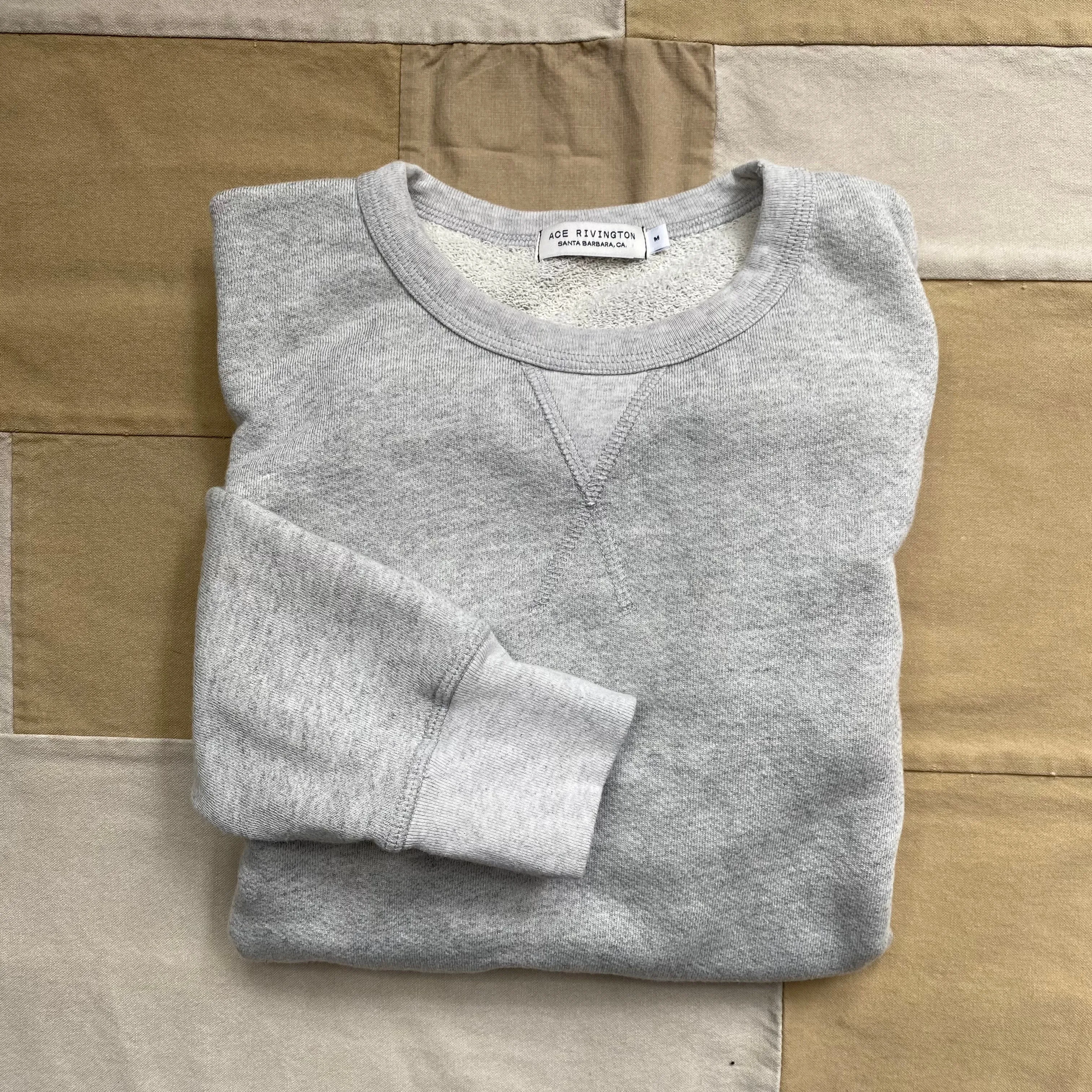Lounge Fit French Terry Crewneck Sweatshirt, Vintage Grey