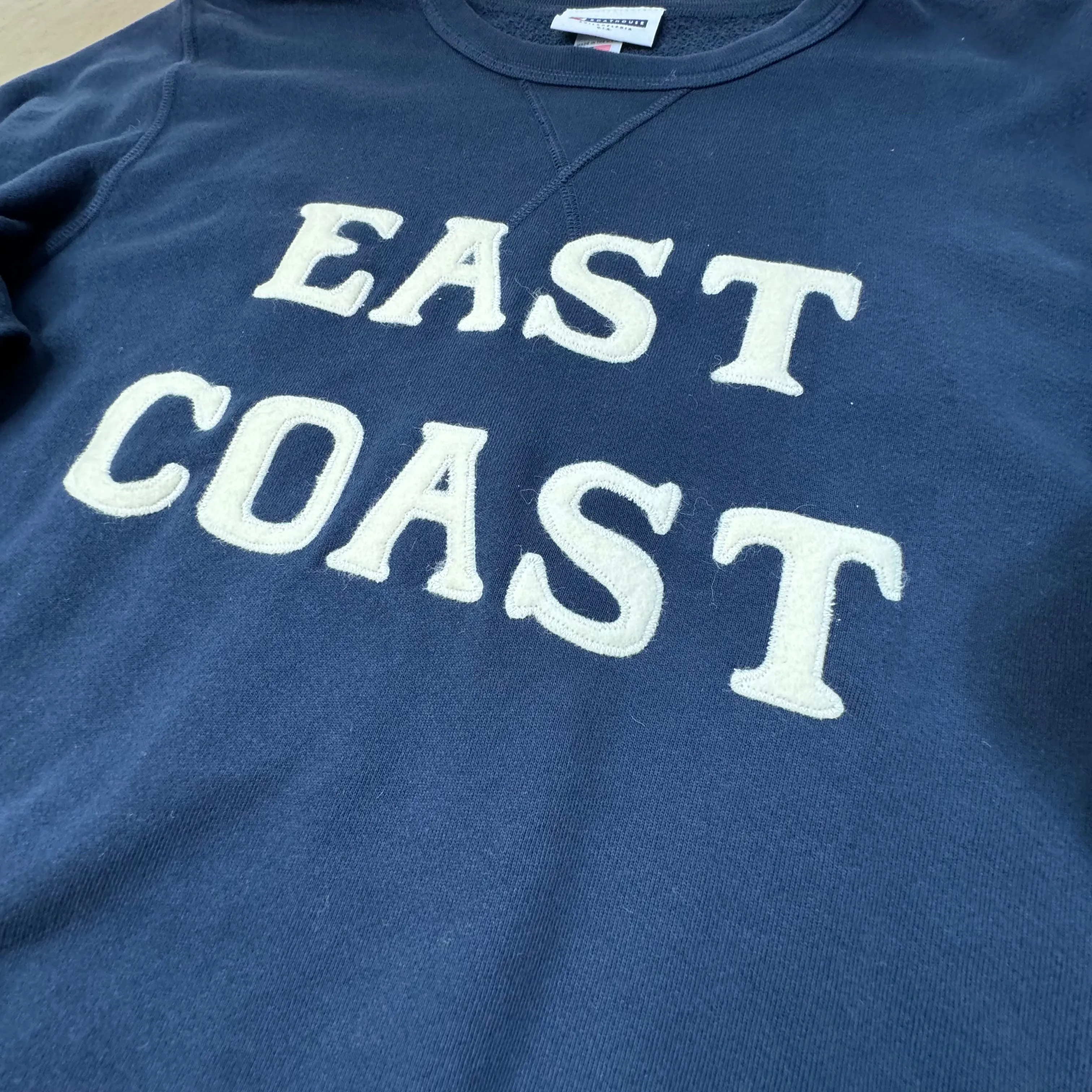 East Coast Terry Crewneck, Navy Relaxed Vibe product dancing suitability