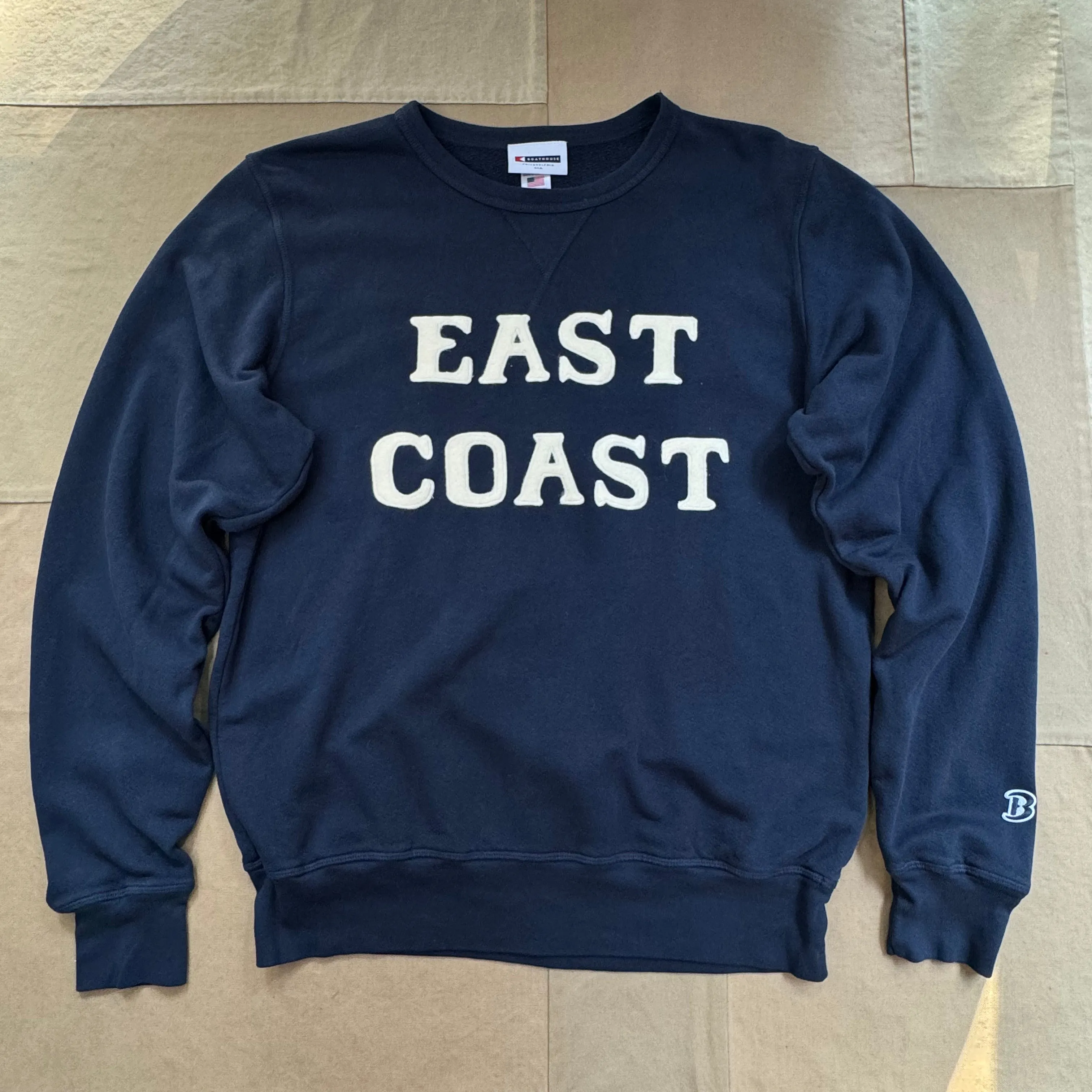 East Coast Terry Crewneck, Navy fit for home