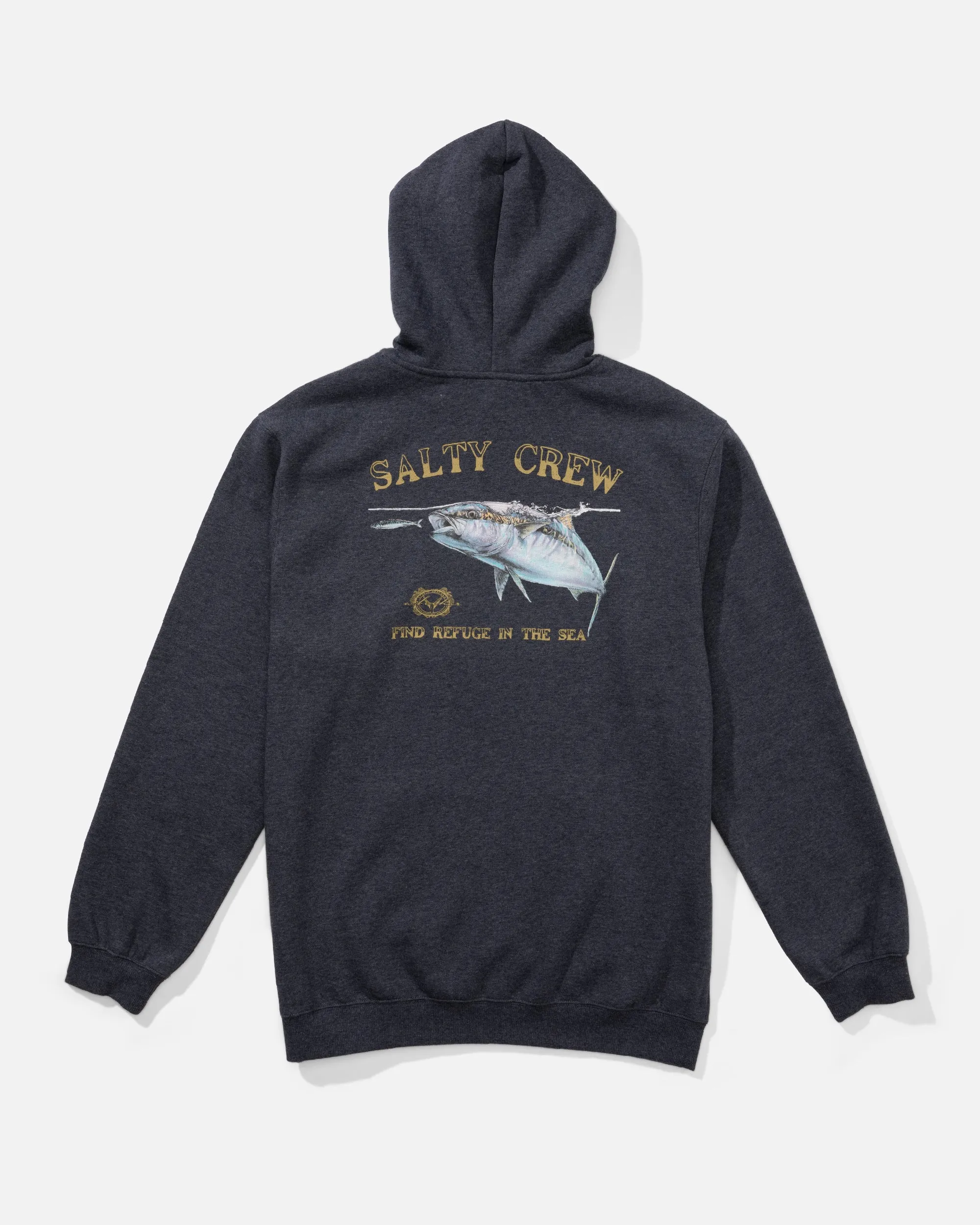 Chill Vibes Surface Fleece Hoodie - Navy Heather