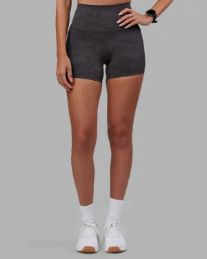 Light Motion Elixir Ultra High-Rise 4" Short Pockets - Dark Storm Wash