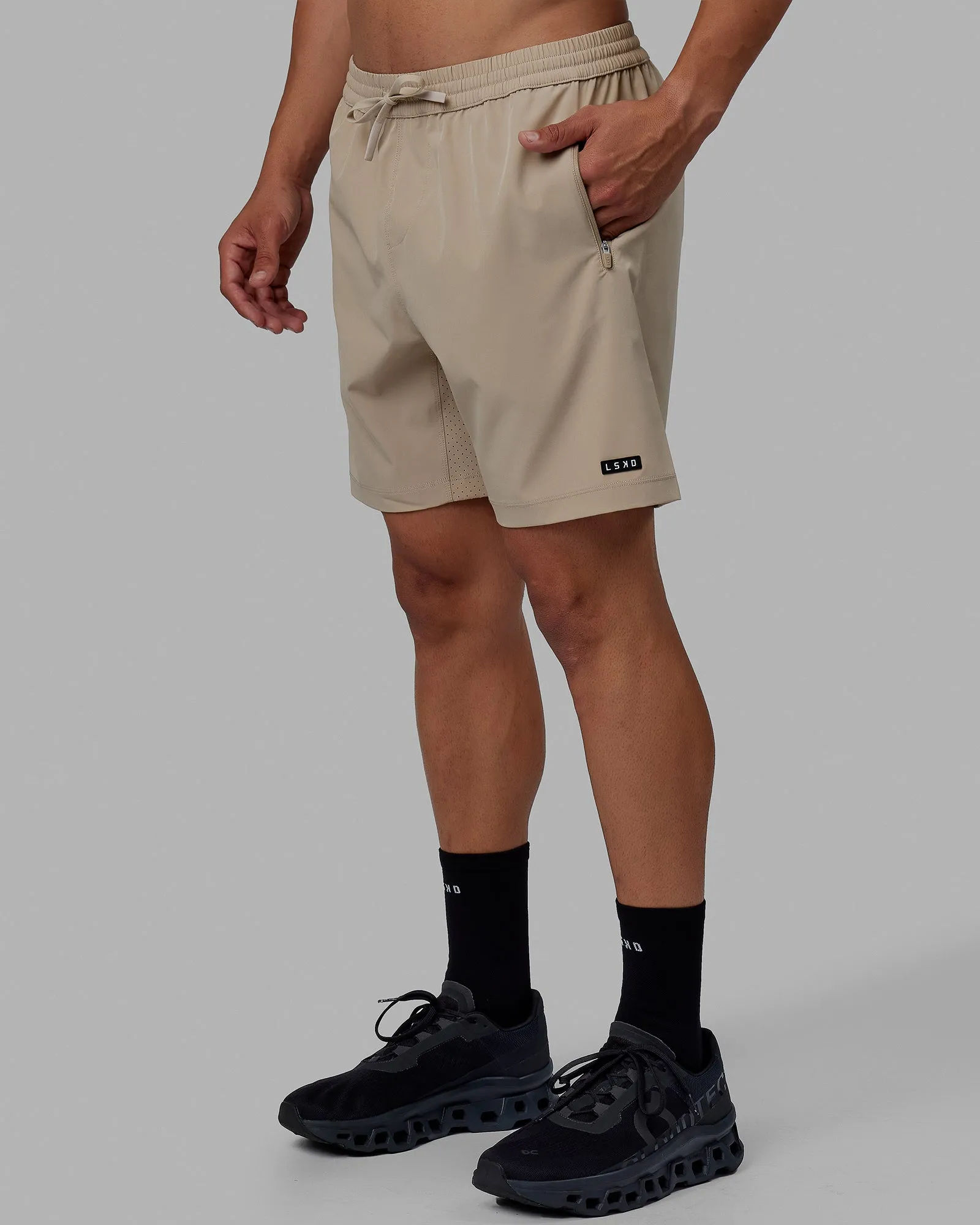 Dance wear Rep 7" Performance Short - Taupe