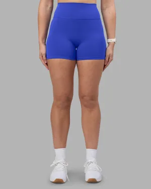 Daywear Comfortable Wear Fusion Ultra High-Rise 4" Short - Power Cobalt