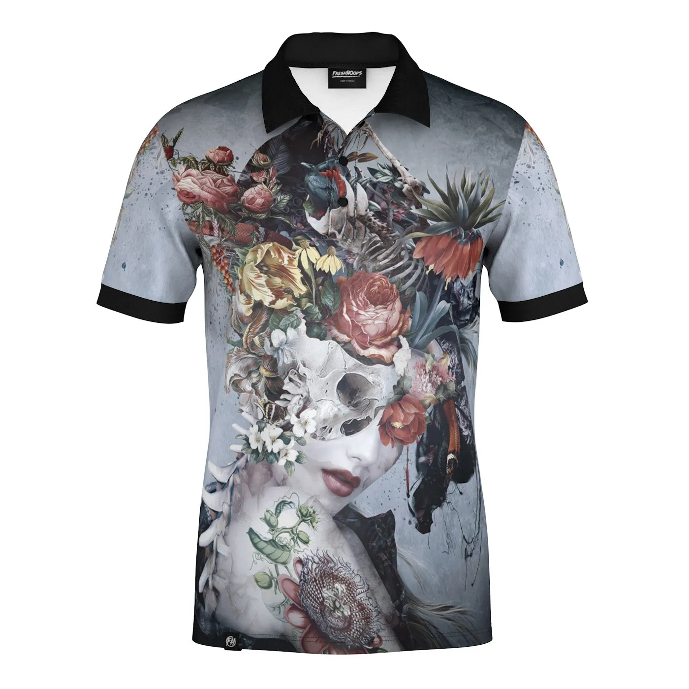 Relaxed Layers Modern Style Immortality Polo Shirt