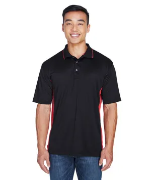 Premium Top Layered Hem Reinforcement 8406 - UltraClub Mens Cool & Dry Sport Two-Tone Polo Shirt