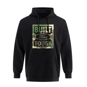 Built Ford Tough Mens Camo Logo Fleece Hoodie Athletic product watch punctuality