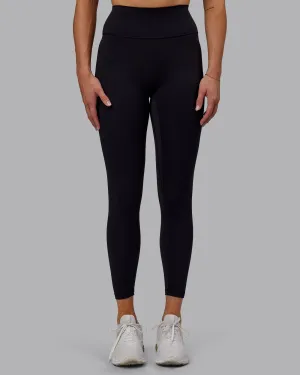 Flexible Wear Park Run Relaxed Comfort Fit Fusion Ultra High-Rise 7/8 Legging - Black
