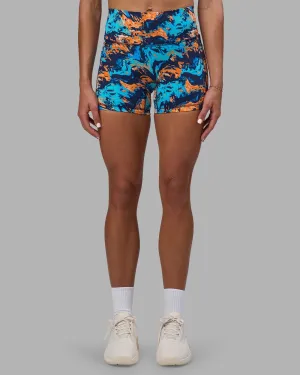 Fusion High-Rise 6" Short Pockets - React Print City Shorts Performance Flex
