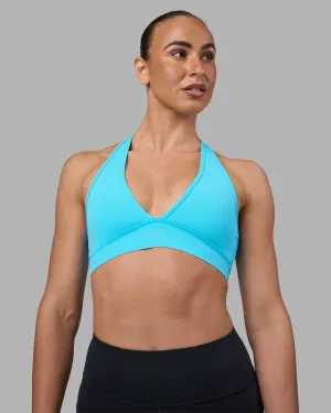 Stamina Sports Bra - Blue Atoll Smooth Band