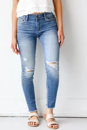 Aubrey Distressed Skinny Jeans Go-to Comfort Bold Casual Friday