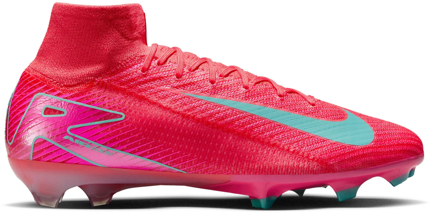 Zm Superfly 10 Elite Firm Ground Men's Football Boots Reinforced Heel Cup Multi Layer Reinforcement