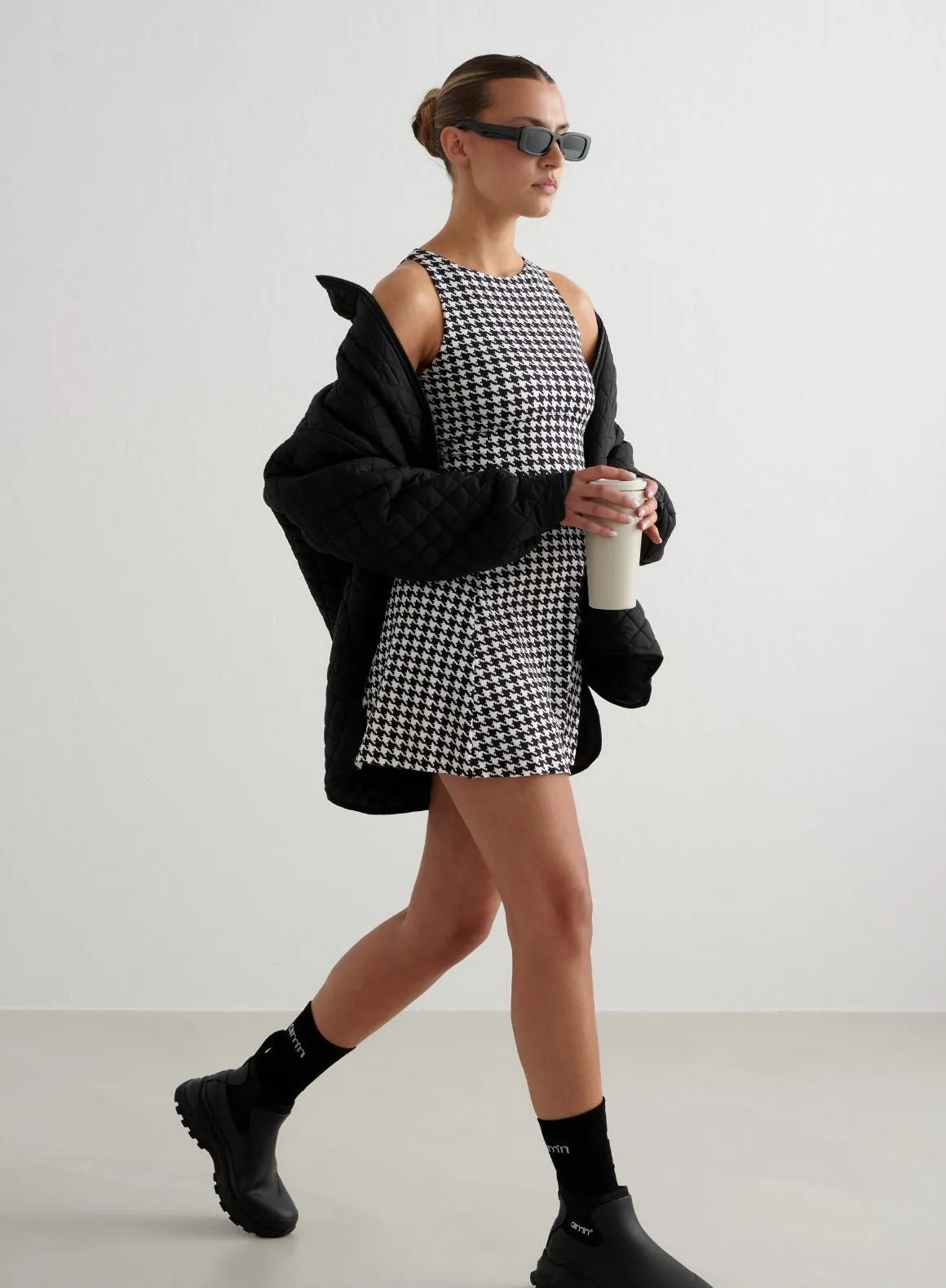 Pepita Sense High Neck Dress Easy Care All Season