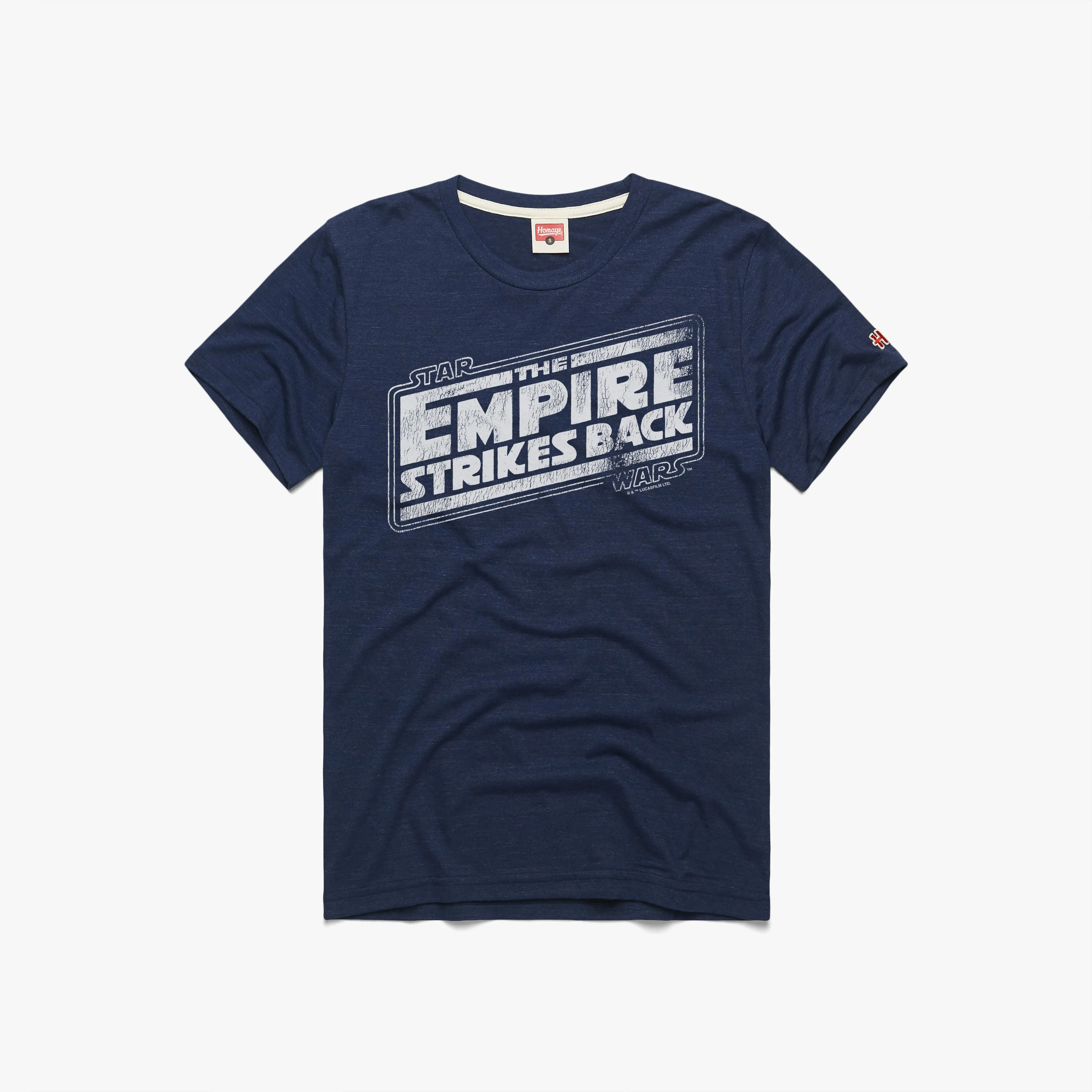 Tagless Neckline Cozy Style Star Wars The Empire Strikes Back Logo
