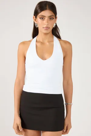 Matching Belt Perfect Stranger Luca Tailored Mid Rise Skort Black