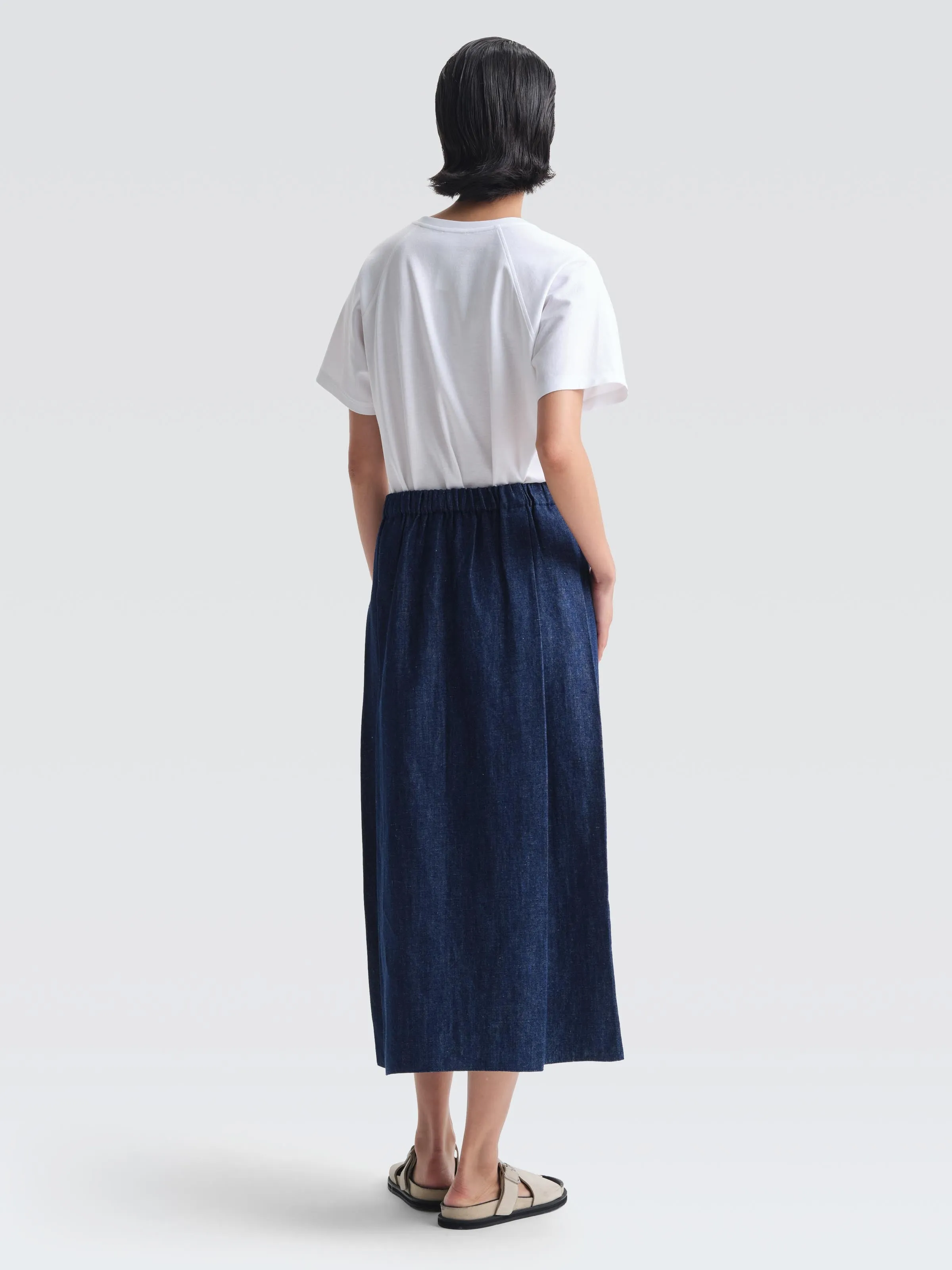 Denim Alice Skirt Trend Ready Stylish Vibe