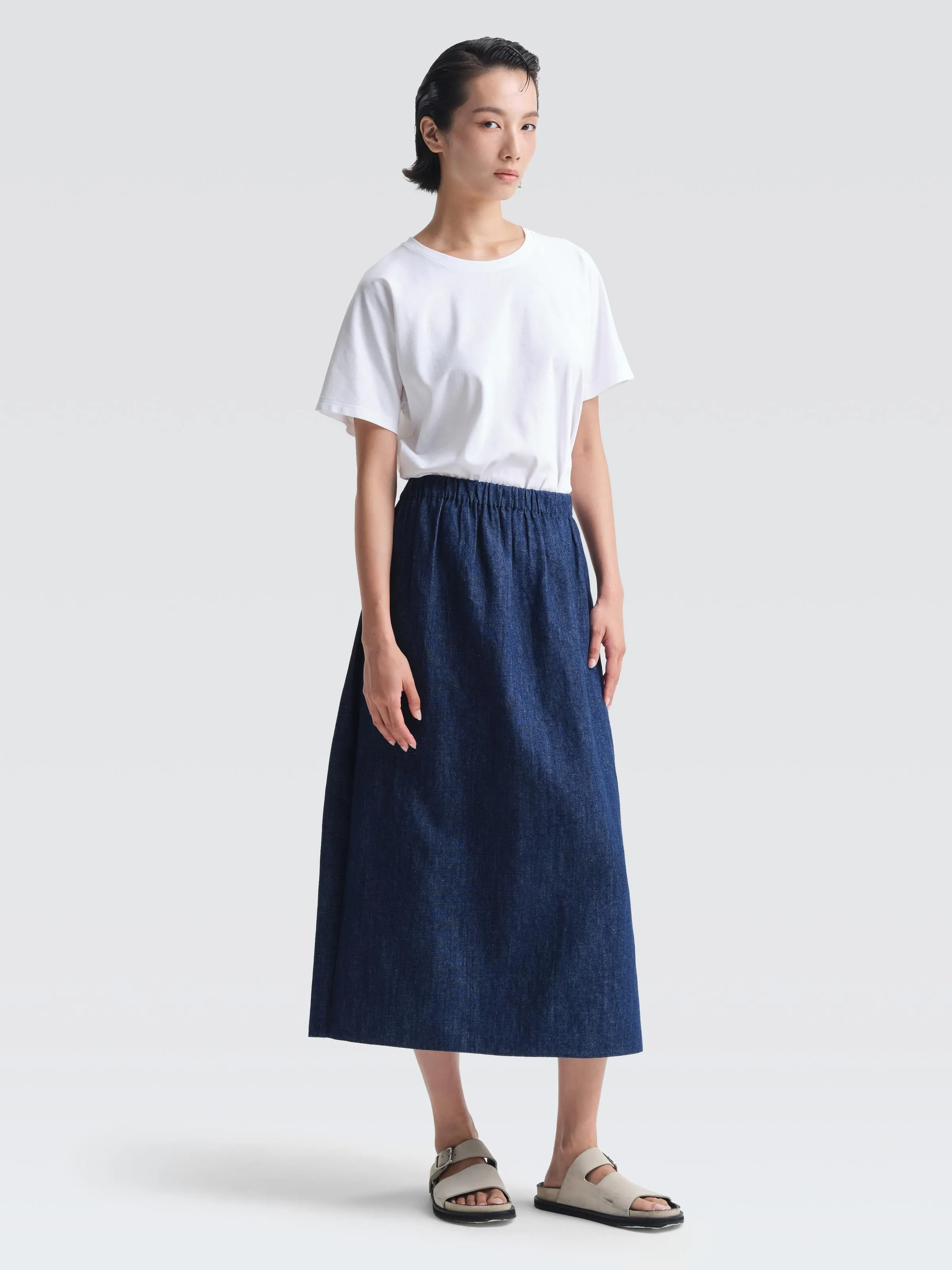 Denim Alice Skirt Minimal Touch