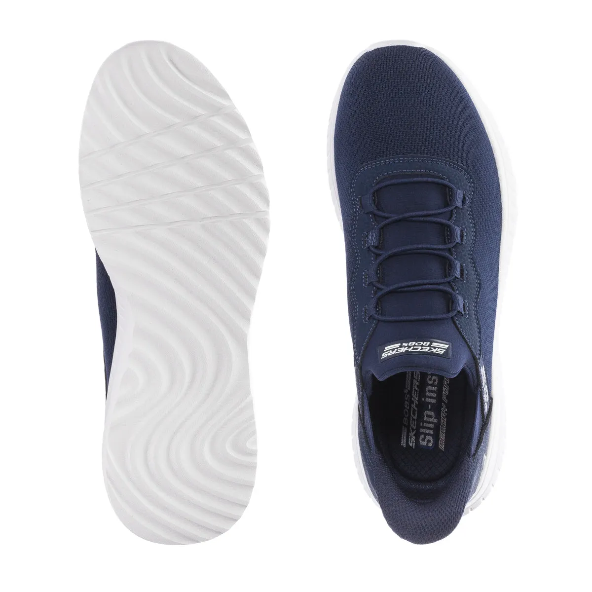 logo - embroidered shoes Vertical Cushioning Bobs Squad Chaos Daily Hype Slip-Ins - Mens