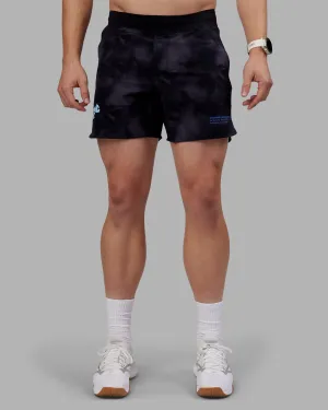 Everyday Layer Lift 6" Short - Black Washed-Blue