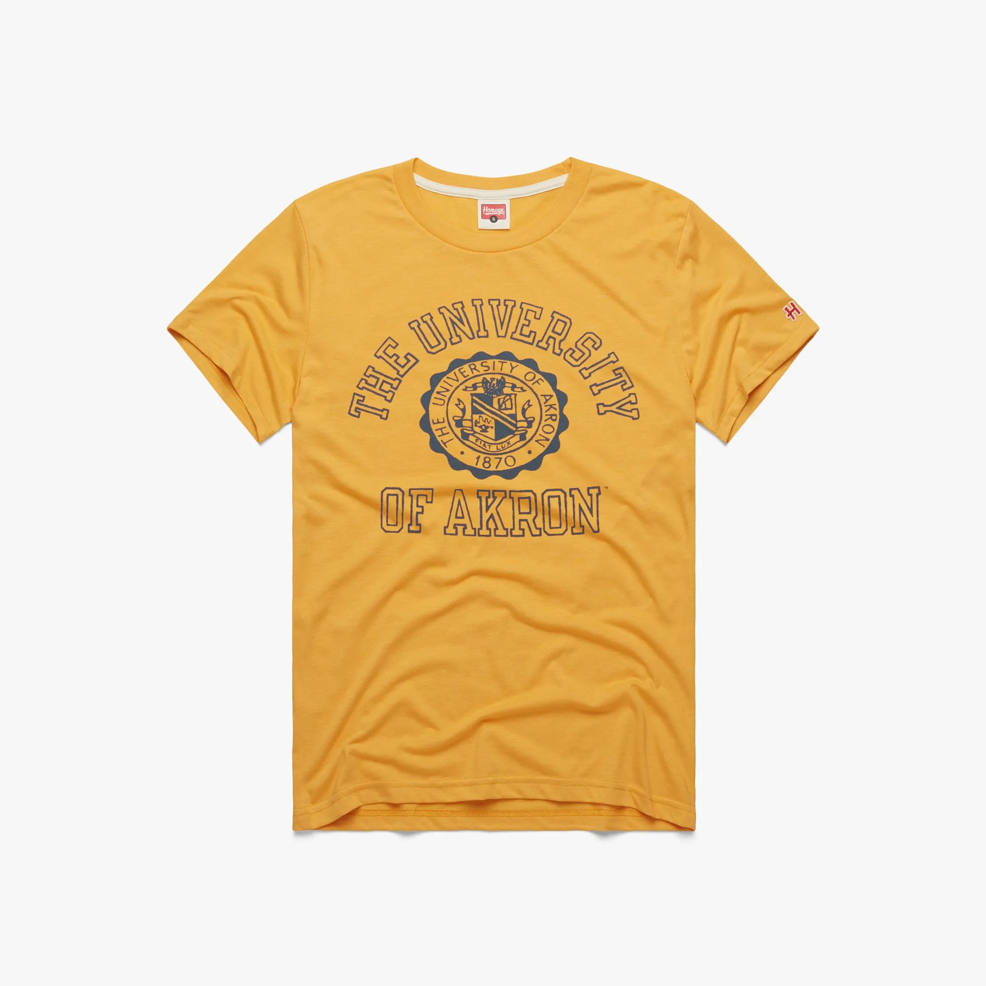 The University Of Akron Seal Street Casual Look Vintage Wash Effect