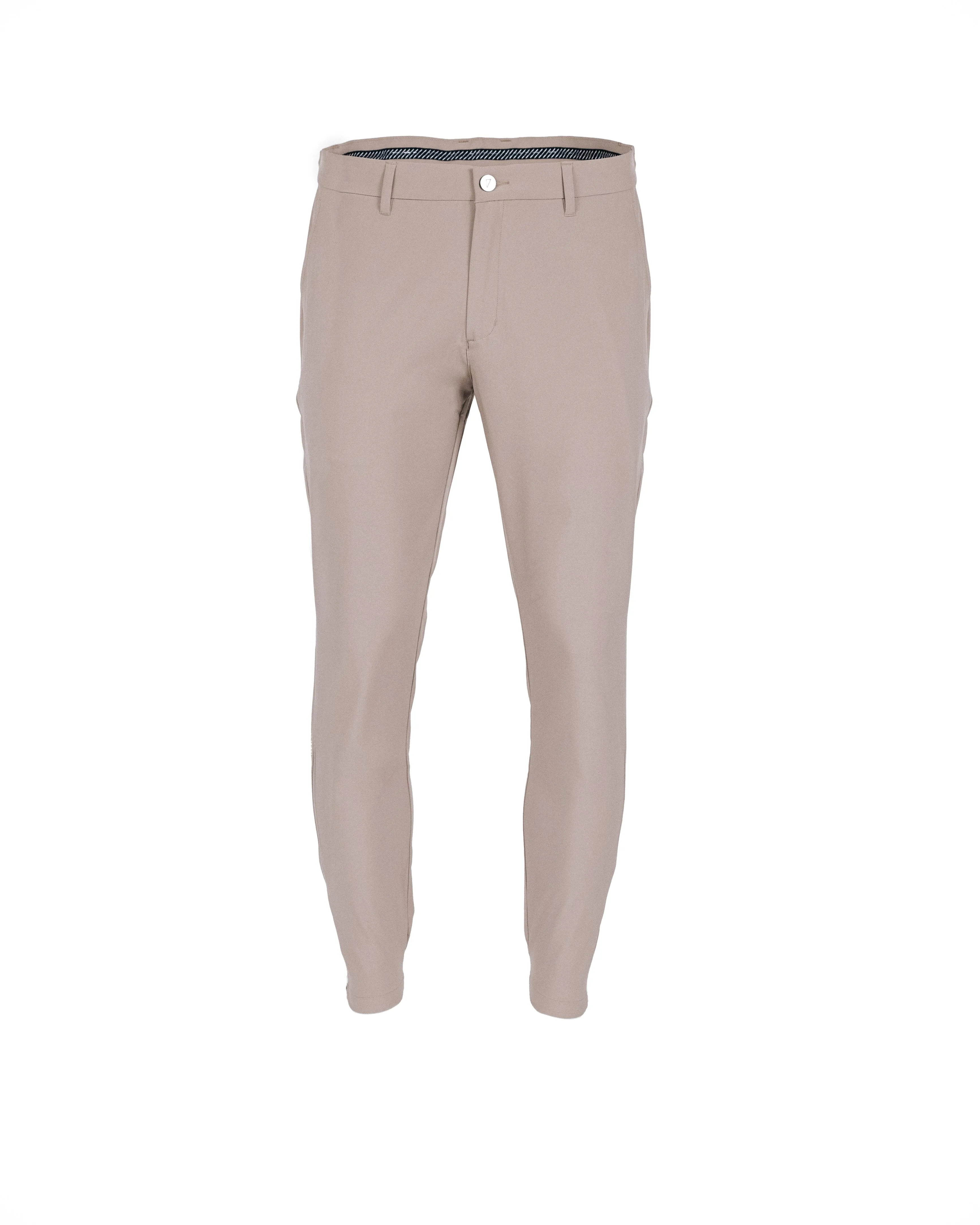 Men's Light Brown Golf Jogger Training Active Leggings