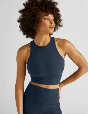 Stealthy Taped Necklines Spacedye Refocus Cropped Tank