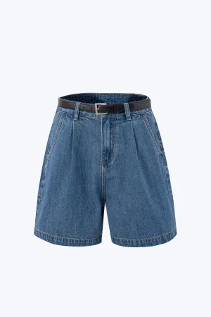 Denim Bermuda Shorts - Denim Classic Item Weekend Style Modern
