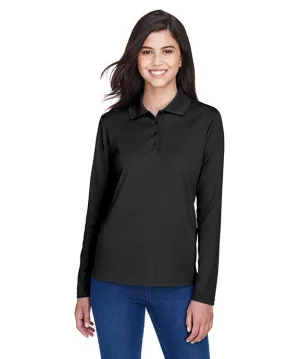 Travel Ready AntiPilling Technology 78192 - Core 365 Ladies Pinnacle Performance Long-Sleeve Piqu?? Polo Shirt