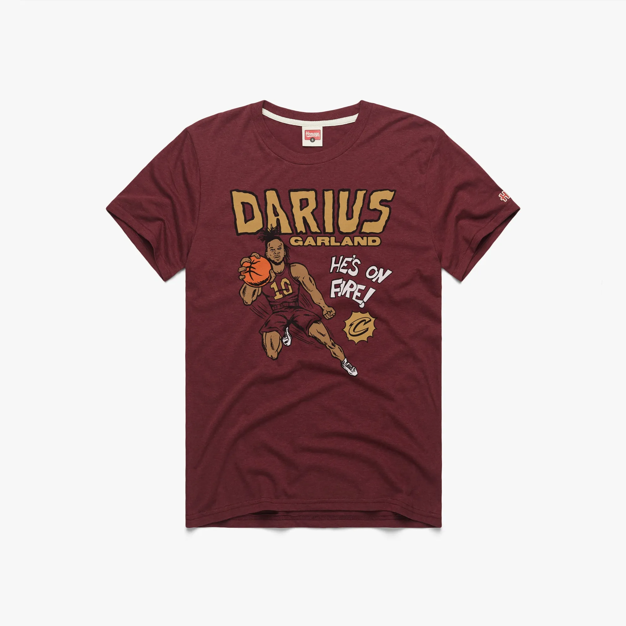 Minimal Layers NonRestrictive Cut Cleveland Cavaliers Comic Book Darius Garland