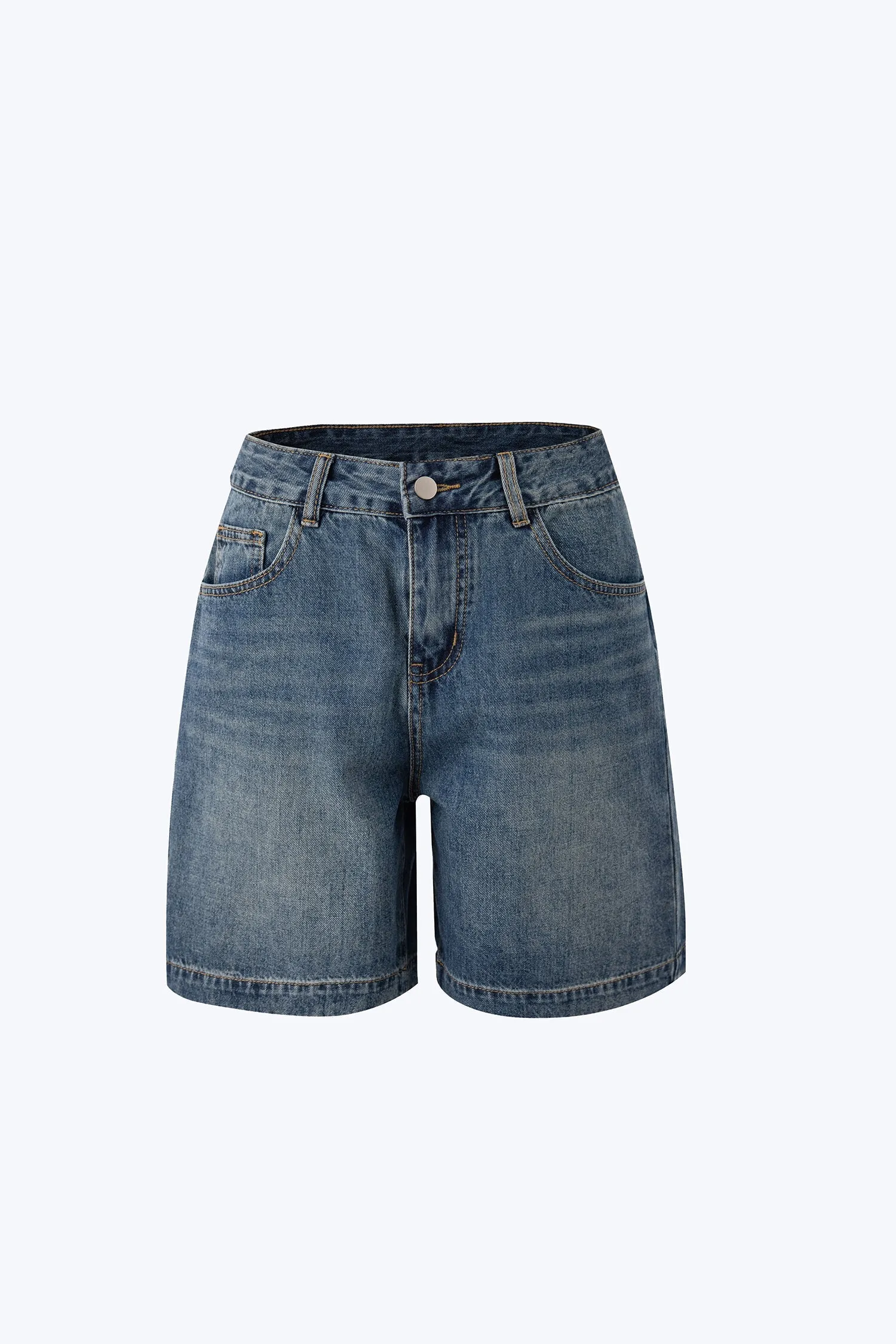 Denim Bermudas Shorts - Denim Balanced Fit