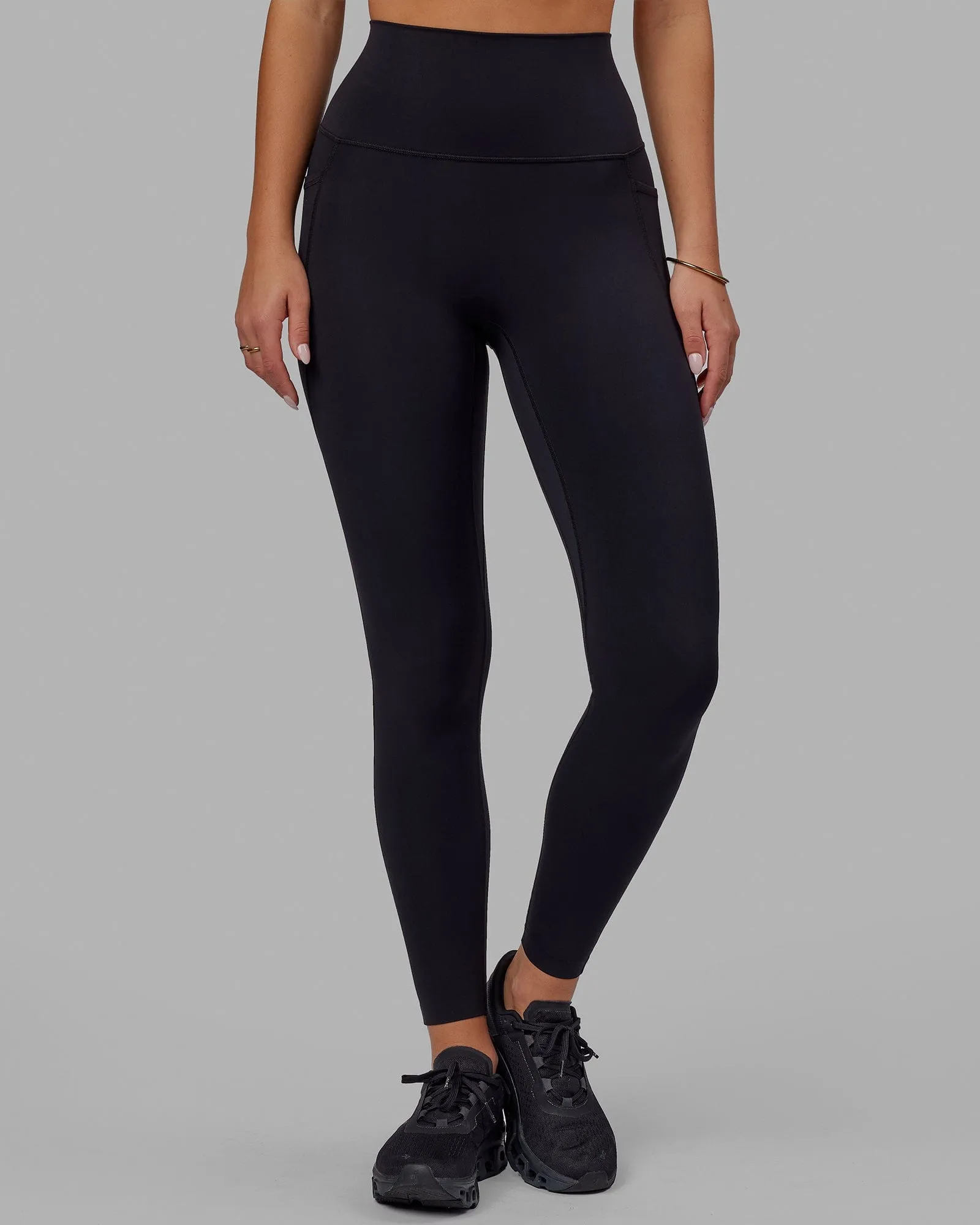 Elixir Ultra High-Rise Full Length Legging Pockets - Black Eco Friendly Comfort Flex Wear