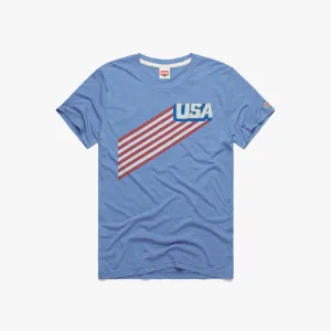 USA Broad Stripes V neck style Chic Vibe